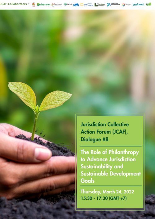 JCAF Dialogue #8: The Role of Philanthropy to Advance Jurisdiction Sustainability and Sustainable Development Goals